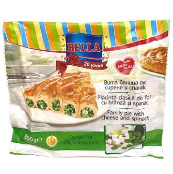 Bella Spinach & Feta Cheese Fillo Round Pie 800g