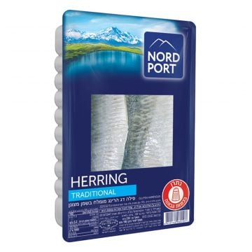 NORD PORT Atlantic Herring Traditional Lightly Salted in Oil 230g