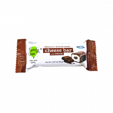 FAMILY TREE Chocolate Glazed Cheese Bar Cocoa 36g