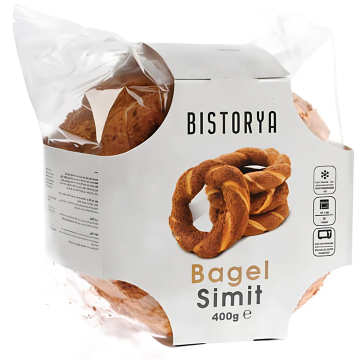 BISTORYA Sesame Bagel (Simit) x4 400g